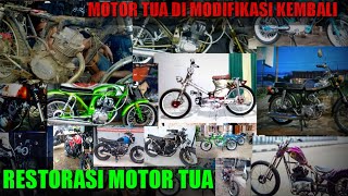 🔴RESTORASI MOTOR TUA⁉️ MOTOR TUA HONDA CB,CG,GL,TIGER,SUZUKI THUNDER 250, YAMAHA SCORPIO