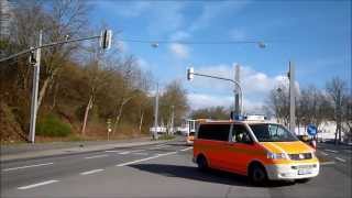 Rettungsdienst auf Einsatzfahrt (Großübung in Kassel) Teil 2/4