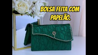 BOLSA FEITA COM PAPELÃO #shorts