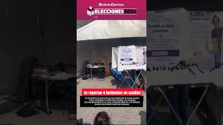 Se registran 4 incidentes en #casillas en #Querétaro #Elecciones2024MX