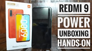 Redmi 9 Power Unboxing, Overview, Hands-On & Review| Price, Specifications, Camera, Battery in Hindi