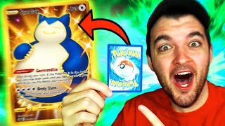 I PULLED THE SHINY SNORLAX CARD!!!