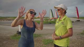 CHALLENGE: TV HOST TRIES LANDSAILING IN BONAIRE!