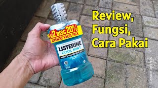 Cara Menggunakan Obat Kumur Listerine Cool Mint Antiseptic Mouthwash