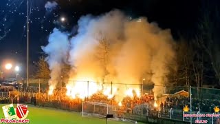 Energie Cottbus Pyro in Leipzig 27.3.24 #pyroalarm #regionalliganordost #energie