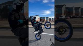 Somebody gotta do it! #shorts #wheelie #bikelife #wheeliestunt #emoto