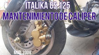 Restaurando el caliper de la CS 125