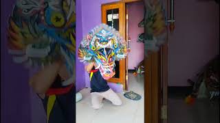 Membuat barongan Devils dari busa ati