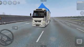 truck canter balap - mod truck bussid - bus simulator indonesia gameplay