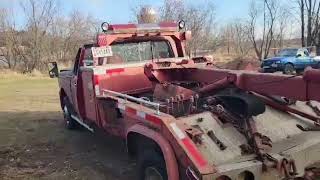 1992 ford f350 tow truck MOVES!