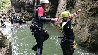 le canyoning dans le jura