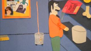 Johnny The Janitor (funny stop motion cartoon)