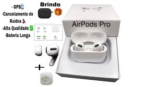 AIRPODS PRO PRIME🍎GPS 📶/ CANCELAMENTO DE RUÍDOS 🔇MELHOR FONE BLUETOOTH✅