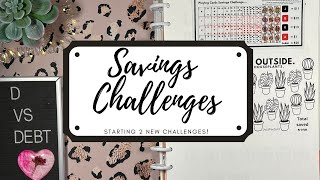 Savings Challenge Sunday: starting 2 new savings challenges today! 🤑