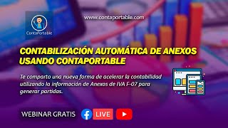 Contabilización automática de anexos usando ContaPortable