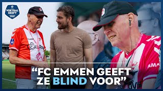 80-jarige Lammert ontmoet Jeroen Veldmate en Mickey van der Hart van FC Emmen❤️🤍