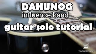 Dahunog Influence Band guitar solo tutorial