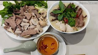 Cách nấu cháo lòng theo công thức của kênh, lòng trắng giòn rất thơm ngon/ how to cook porridge