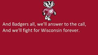 University of Wisconsin's Secondary Fight Song, "Wisconsin Forward Forever"