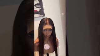 HOW TO : customise a 4x4 lace closure wig #laceclosurewigs #howto #shorts #viral #wigs