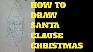 HOW TO DRAW SANTA CLAUSE STEP BY STEP|CHRISTMAS DAY 2023