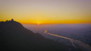 Gifu Castle at Sunset