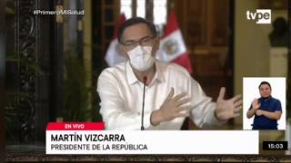 Conferencia de prensa: Presidente Vizcarra sobre la reanudación de actividades y la sostenibilidad