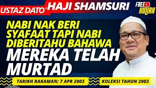 Orang Dulu Pesan, Makan Nasi Sampai Habis. Kalau Tak Nasi Menangis - Ustaz Shamsuri Haji Ahmad