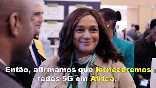 Isabel dos Santos na AfricaCom 2019