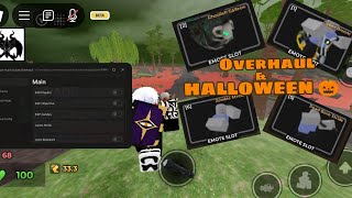 trying emote Halloween with fake edash Evade OverhAul