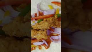 chicken twister roll #chickentwister #twister #food #chickenroll #foodvideo