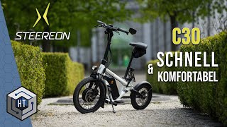 STEEREON C30 Test | SCHNELLSTER E-Scooter & E-Bike Hybrid (2022 Modell)