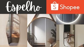 ACHADOS DA SHOPEE [TOP5] ESPELHOS Para sua Casa / Espelho Shopee / Espelho Redondo LED