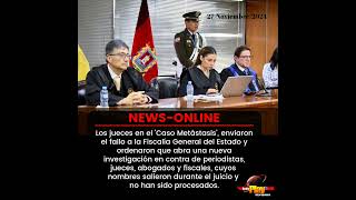 📢#NewsOnline📰 - #Ecuador ▶️ #CasoMetástasis: Los jueces ordenaron abrir una nueva investigación.