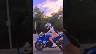 omg 😱😱 lady biker || #omg #lady #biker #trending #top #viral #tiktok #shorts talktime idea