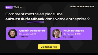 [Webinar] Comment mettre en place une culture du feedback dans votre entreprise ?