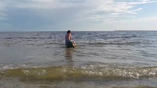 Jonathan riding his "sea horse" bubby! 😊❤