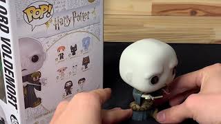 Unboxing Review Funko Pop Lord Voldemort with Nagine #85 Harry Potter - colecionáveis