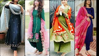 colour contrasts Punjabi suit  ideas -TREND SPOTTER