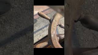 Wood Rudder Cleaning Laser Cleaning