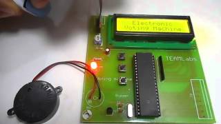 Mini Project, Electronic Voting Machine using 8051