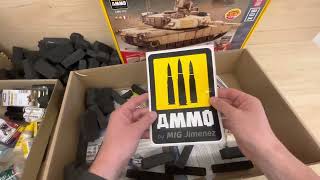 AMMO by Mig Jimenez package arrived! COMPLETE SET FOR THE ABRAMS TANK!!!