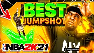 BEST PLAYMAKING SHOT CREATOR JUMPSHOT IN NBA 2K21 CURRENT GEN 100% GREENLIGHT HIGHEST GREEN WINDOW!