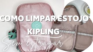 COMO LIMPAR ESTOJO KIPLING, DEIXANDO NOVINHO DE NOVO, SEM ESTRAGAR