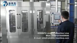 6000BPH Bottled JUice Beverage Production Line