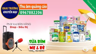 Thu âm siêu thị mẹ và bé bỉm sữa Minh Thương