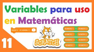 11 🟠 SCRATCH 3 : desafíos aritméticos con MATEMATICAS 🧮 .Domina EL PROGRAMA numero 1 con VARIABLES