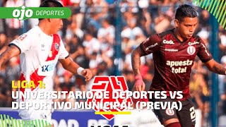 🔴 EN VIVO | Universitario de Deportes vs Deportivo Municipal (previa)