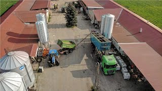 Rozładunek Paszy & Nawozy Na Kukurydzę & Sianokosy ☆ Wiosna 2021 z DJI Mavic Air ☆ AGRO Wiesniak™