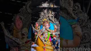 Khetwadi cha Vighnaharta 2015 to 2024 #Ganpati# Bappa# morya# short# video#💖💖💖